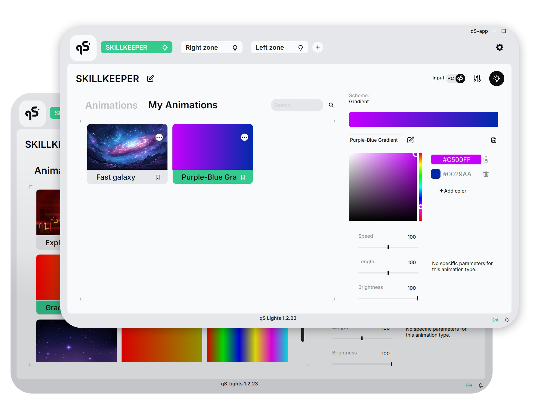 qS-lights - animacje